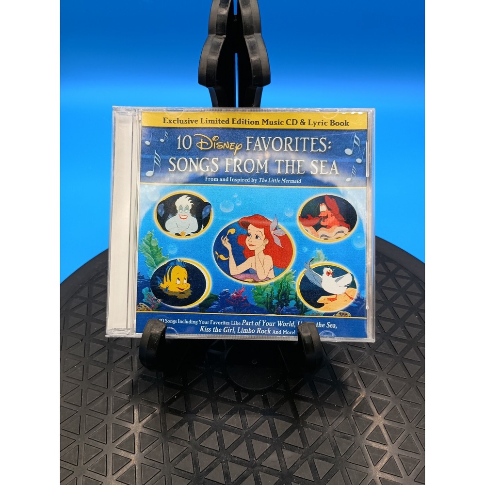 10 Disney Favorites Songs from The Sea CD The Little Mermaid Promo 2006